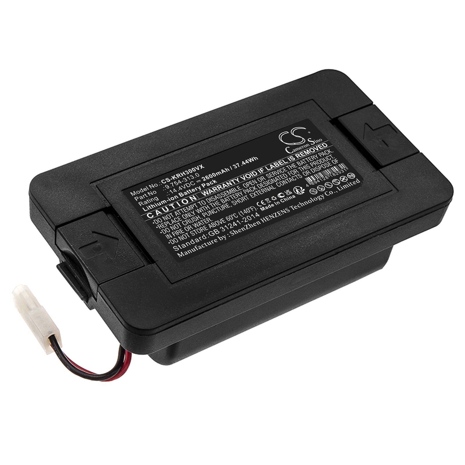 Li-ion, Vacuum Battery fits Karcher Rc3, 14.4V, 2600mAh Vacuum Cameron Sino Technology Limited
