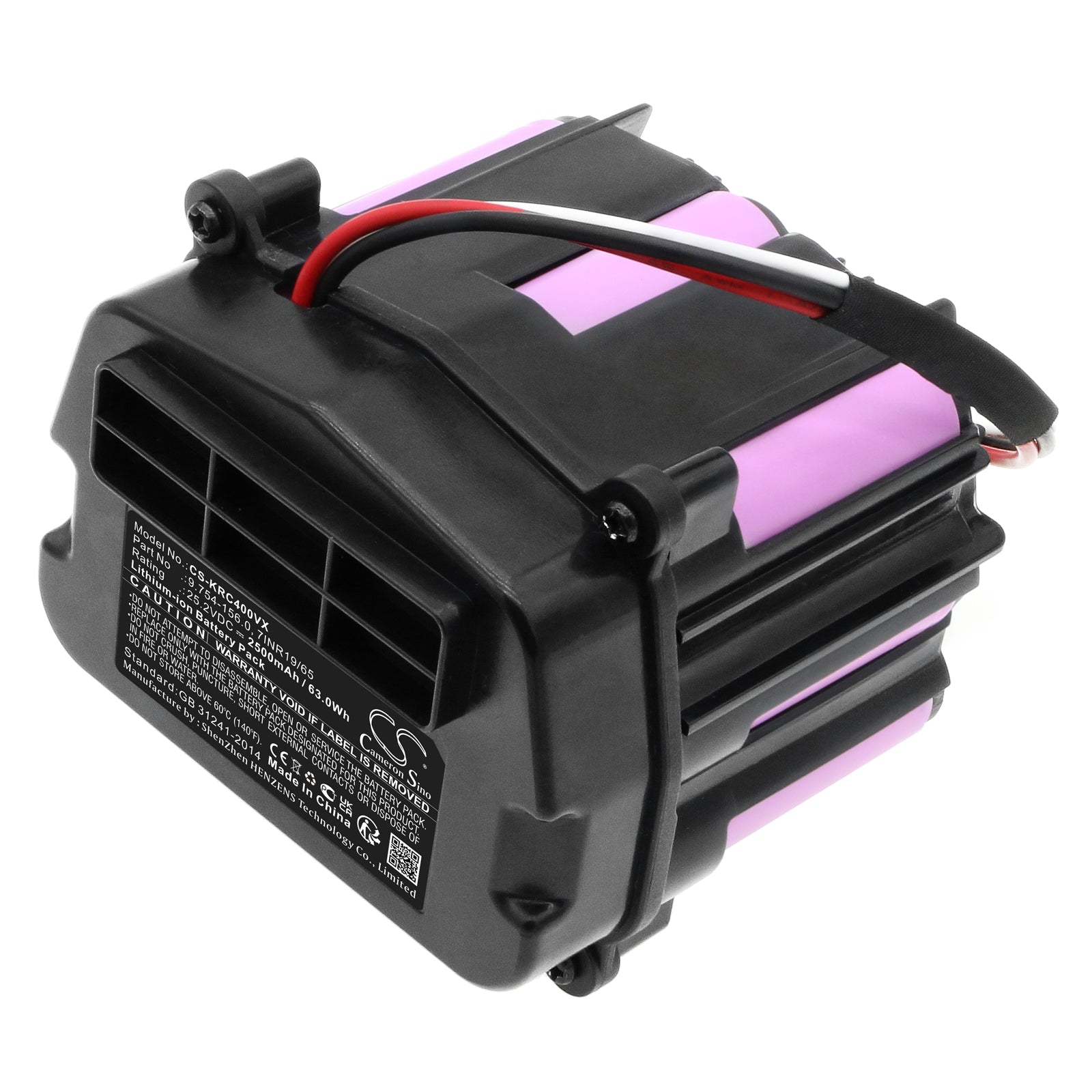 Li-ion, Vacuum Battery fits Karcher Vc4, 25.2V, 2500mAh Vacuum Cameron Sino Technology Limited