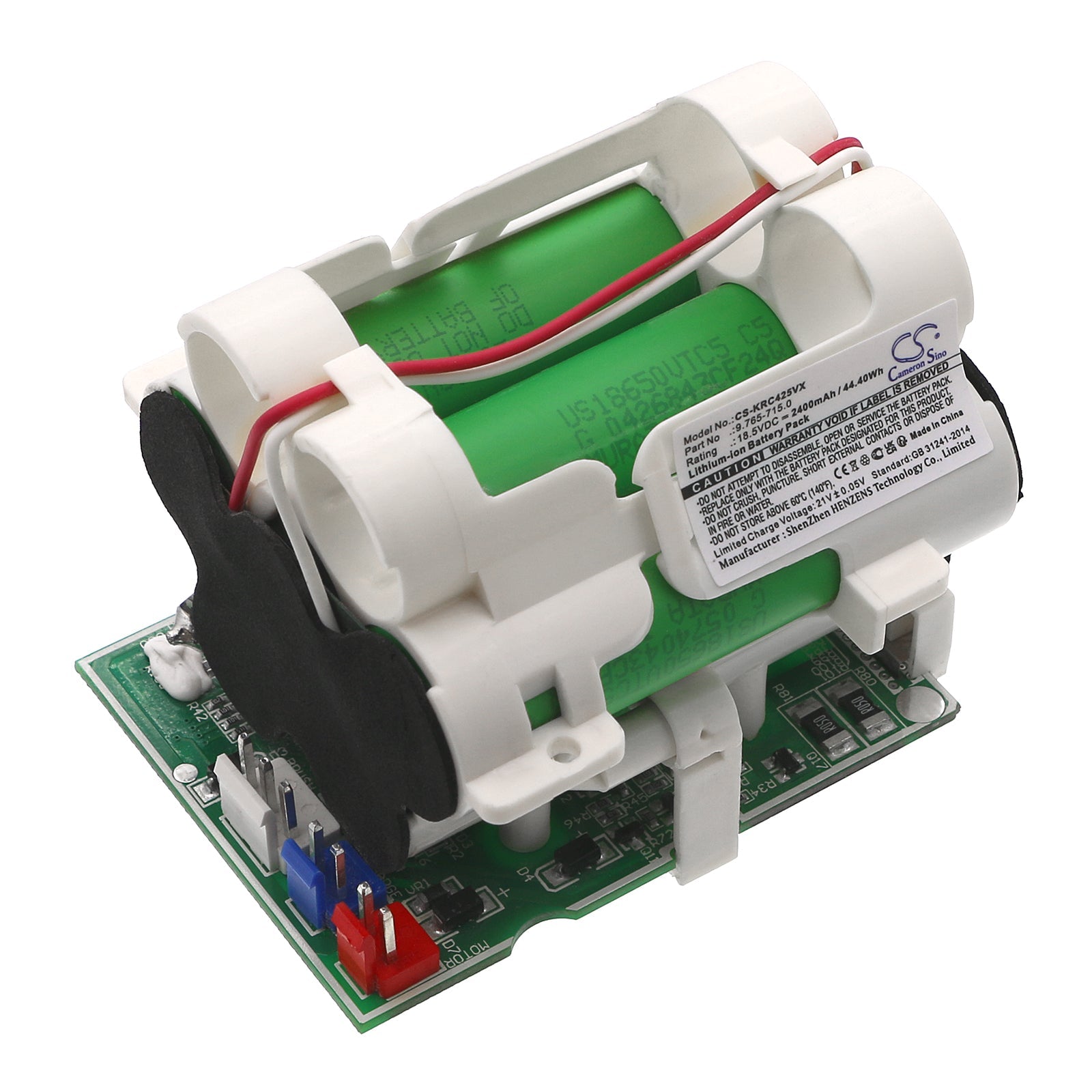 Li-ion, Vacuum Battery fits Karcher Vc4h-525, 18.5V, 2400mAh Vacuum Cameron Sino Technology Limited