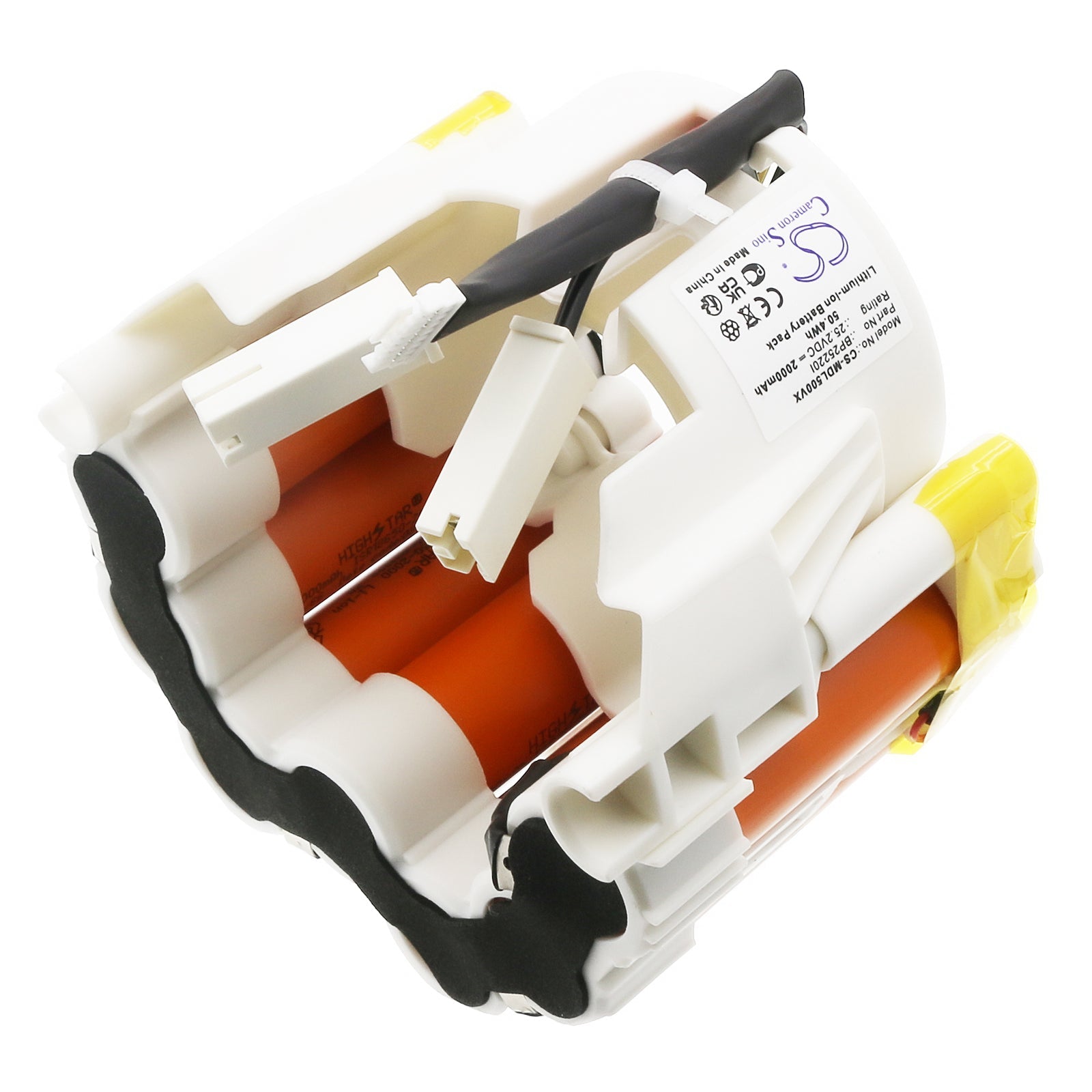 Li-ion, Vacuum Battery fits Midea Q5, V5, 25.2V, 2000mAh Vacuum Cameron Sino Technology Limited