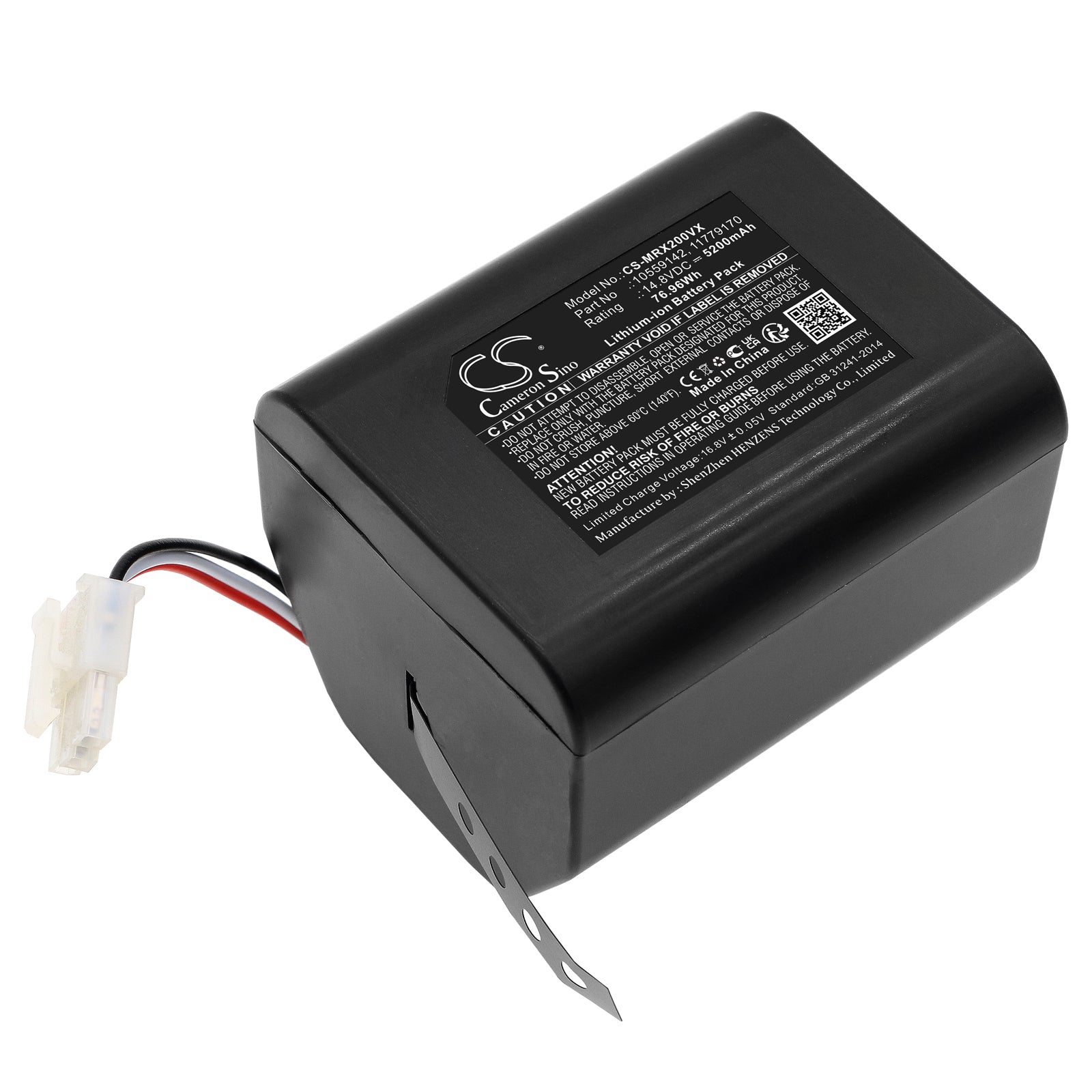Li-ion, Vacuum Battery fits Miele Scout Rx2, Scout Rx3, 14.8V, 5200mAh Vacuum Cameron Sino Technology Limited