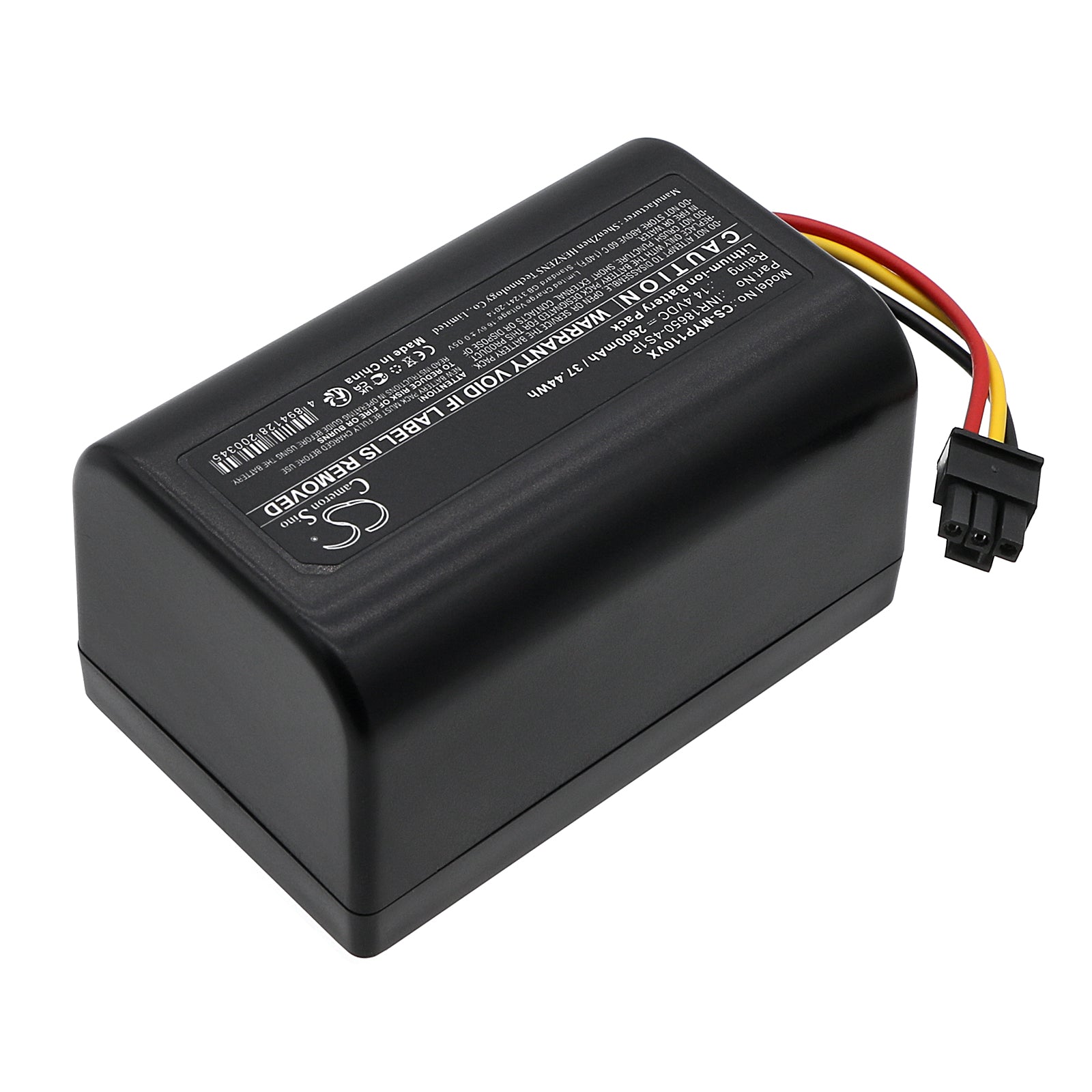 Li-ion, Vacuum Battery fits Moneual P11, 14.4V, 2600mAh Vacuum Cameron Sino Technology Limited