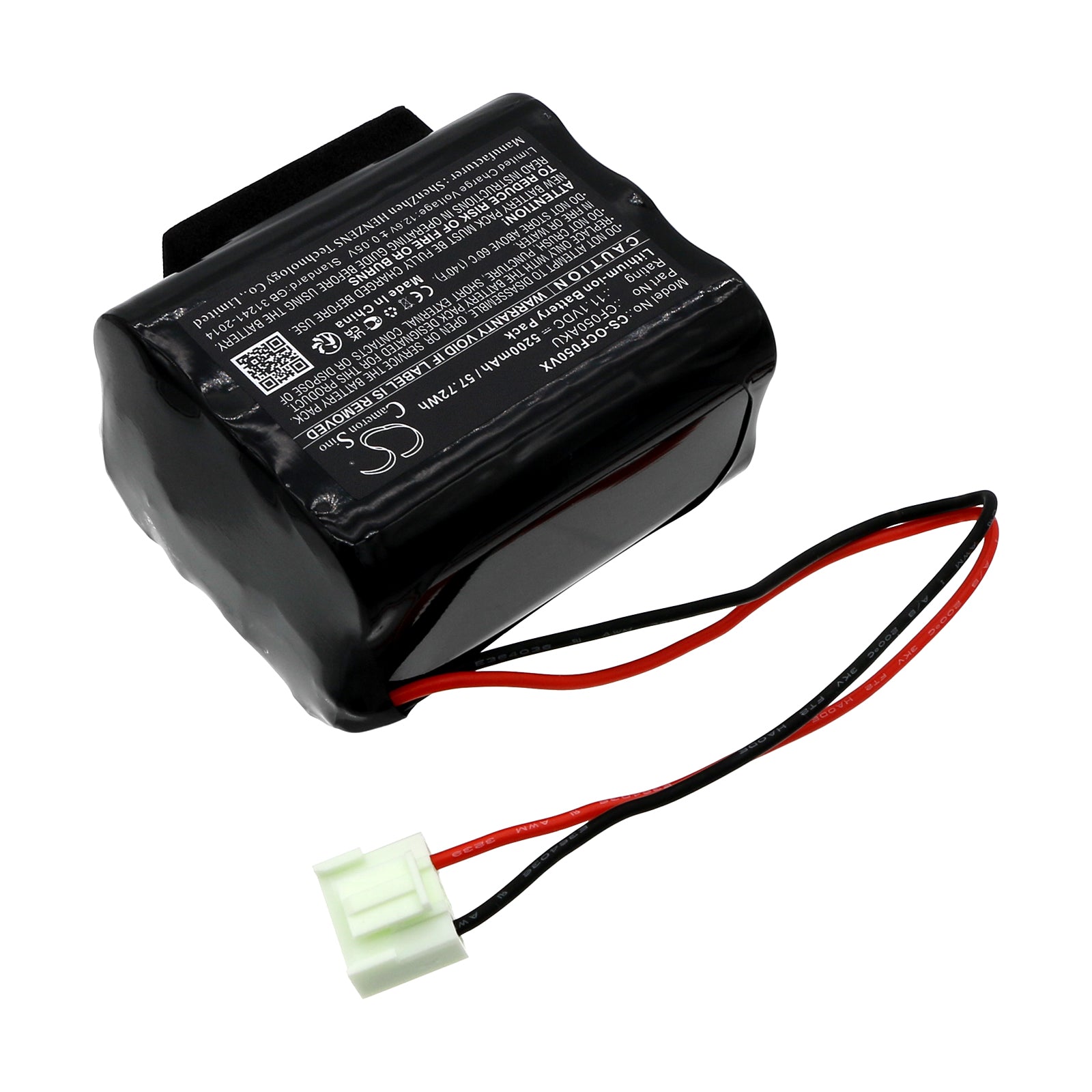 Li-ion, Vacuum Battery fits Orca 050, 11.1V, 5200mAh Vacuum Cameron Sino Technology Limited