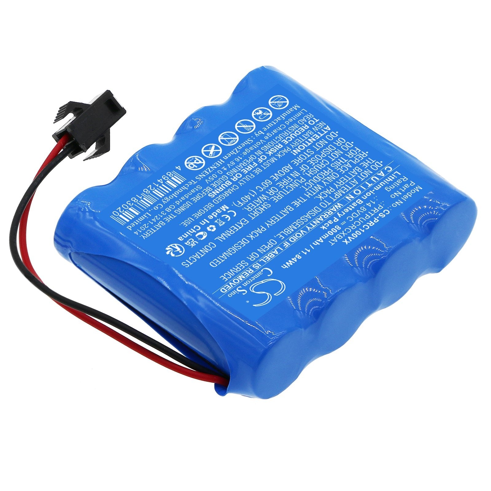 Li-ion, Vacuum Battery fits Pyle Pucrcx10, 14.8V, 800mAh Vacuum Cameron Sino Technology Limited