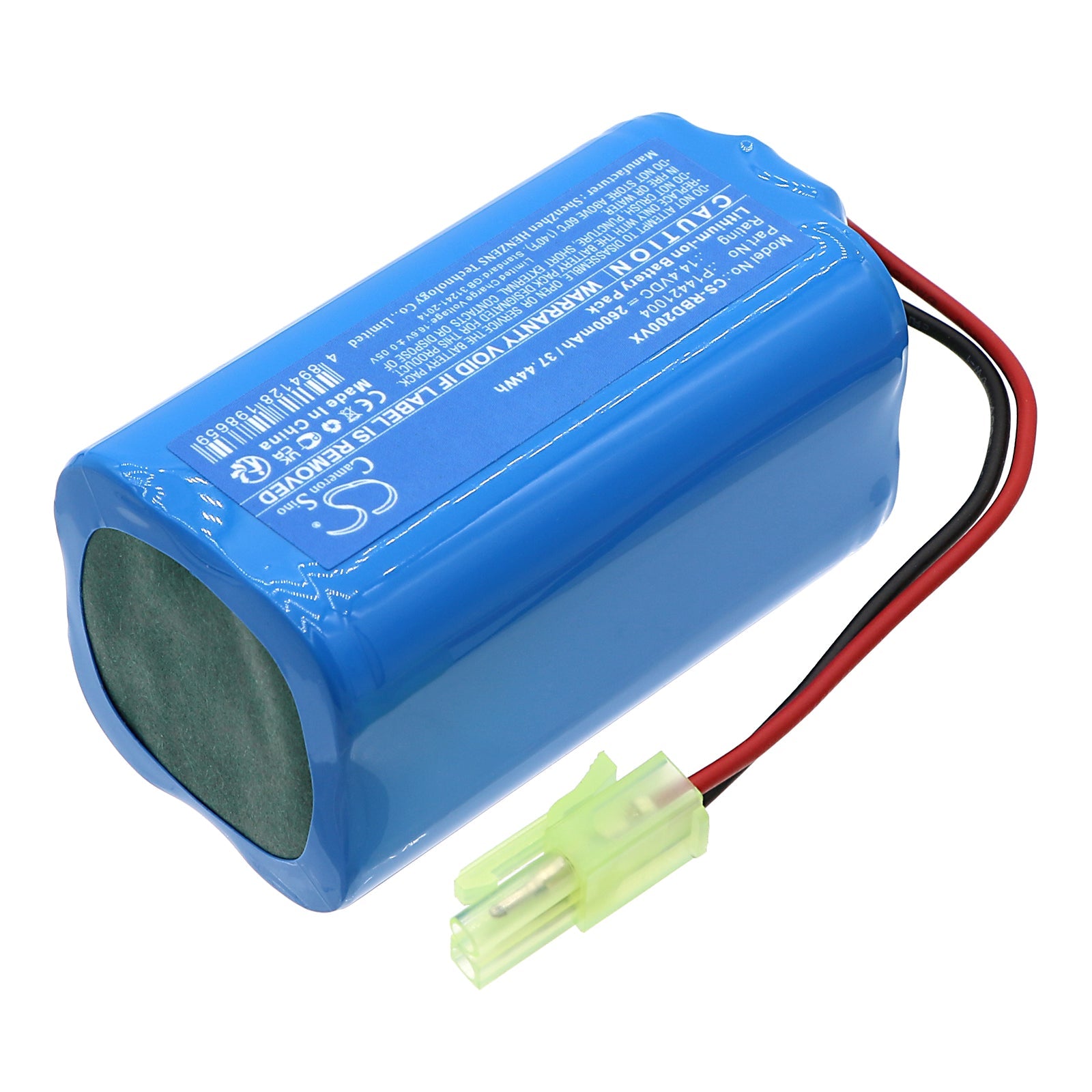 Li-ion, Vacuum Battery fits Robojet Duel, Duel 2, 14.4V, 2600mAh Vacuum Cameron Sino Technology Limited