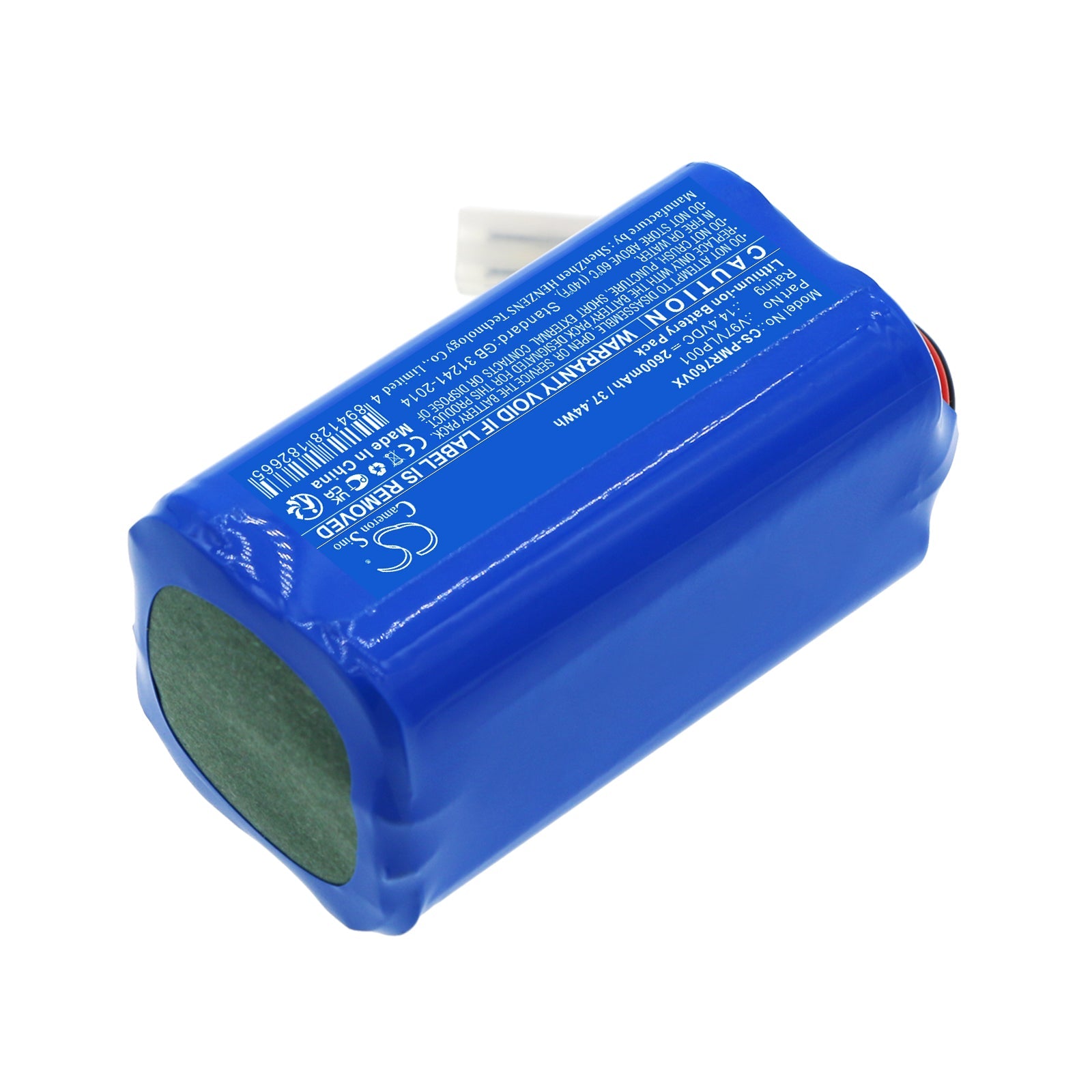 Li-ion, Vacuum Battery fits Robojet X-force, Panasonic Mc-8r76c, 14.4V, 2600mAh Vacuum Cameron Sino Technology Limited