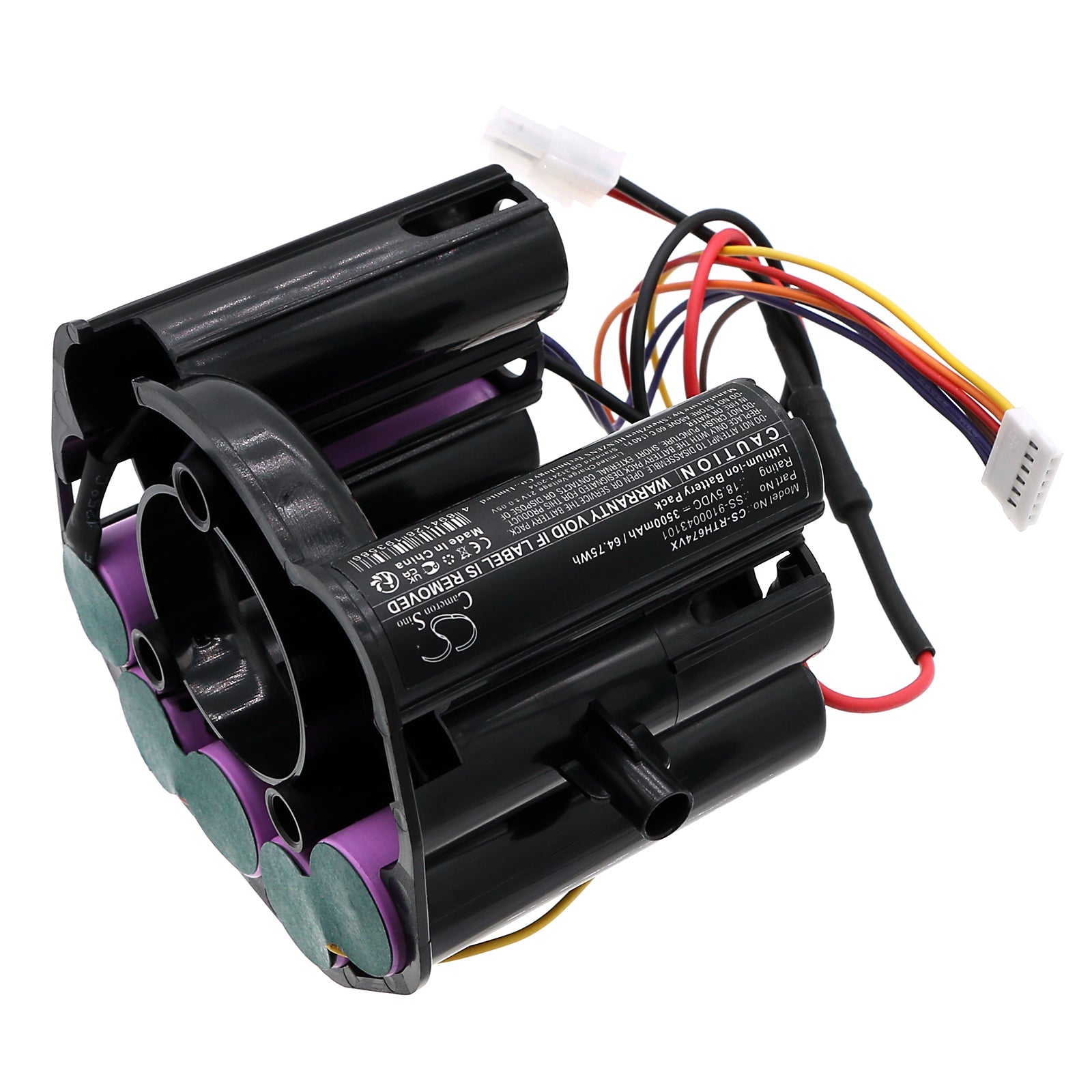 Li-ion, Vacuum Battery fits Rowenta Dual Force 2 In 1, Rh6735wh/am0, 18.5V, 3500mAh Vacuum Cameron Sino Technology Limited