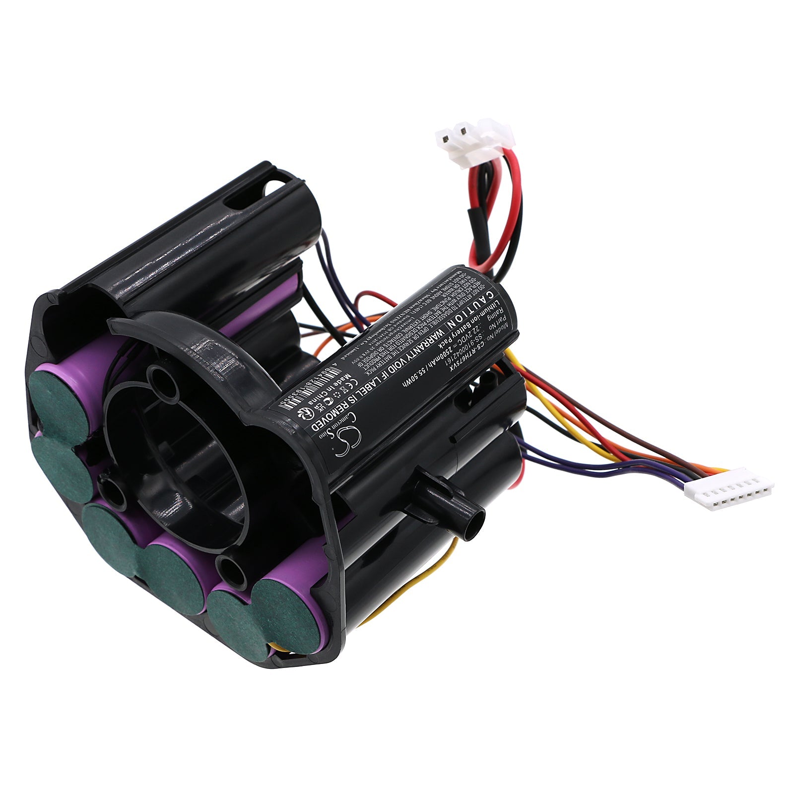 Li-ion, Vacuum Battery fits Rowenta Rh6751wo, Rh6751wo/am0, 22.2V, 2500mAh Vacuum Cameron Sino Technology Limited