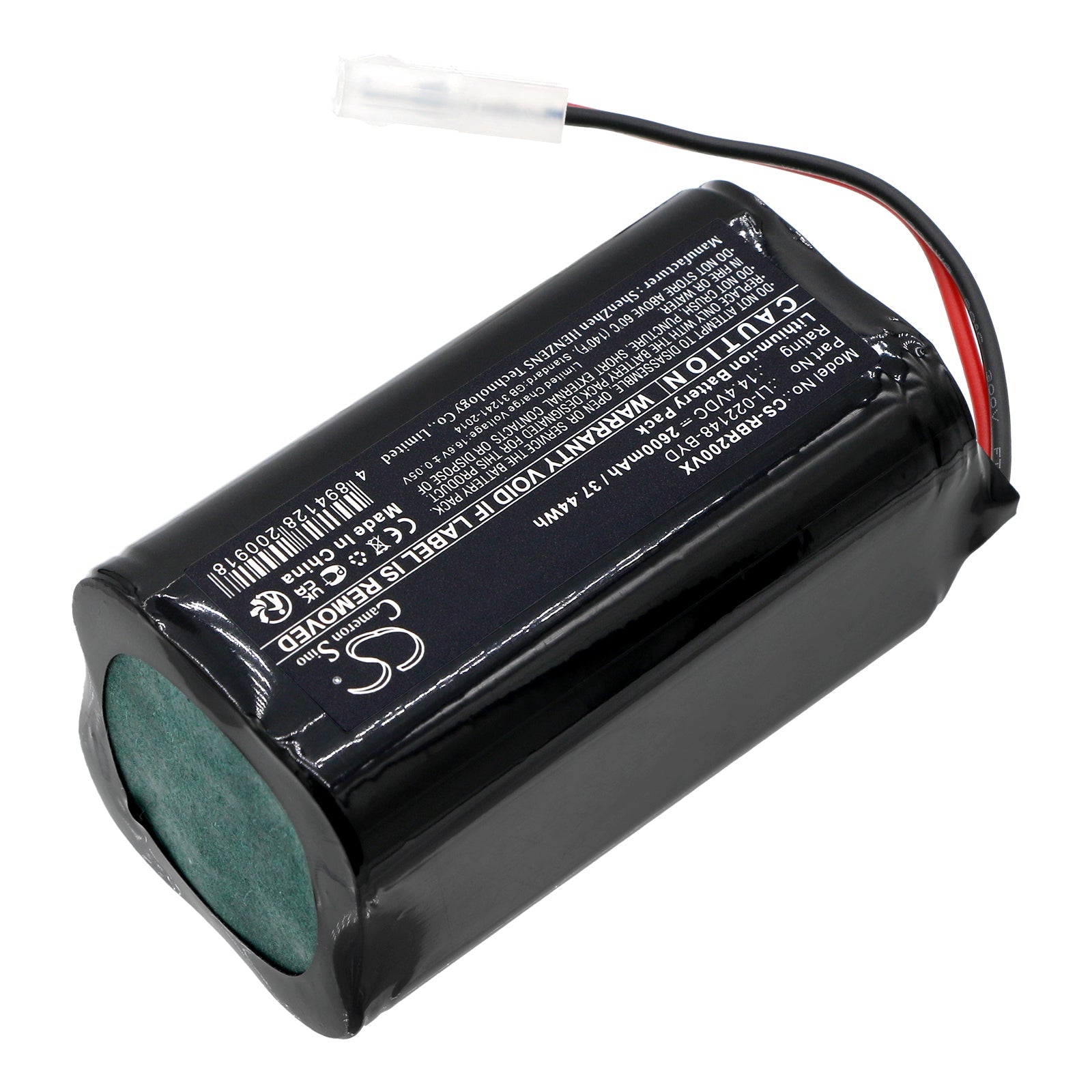Li-ion, Vacuum Battery fits Sencor Srv 6110bk, Robzone Bralko Galaxy, 14.4V, 2600mAh Vacuum Cameron Sino Technology Limited