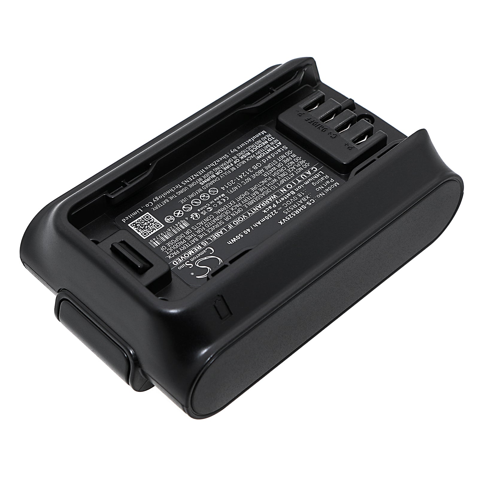 Li-ion, Vacuum Battery fits Shark Iw3120, Detect Pro, 18.0V, 2250mAh Vacuum Cameron Sino Technology Limited