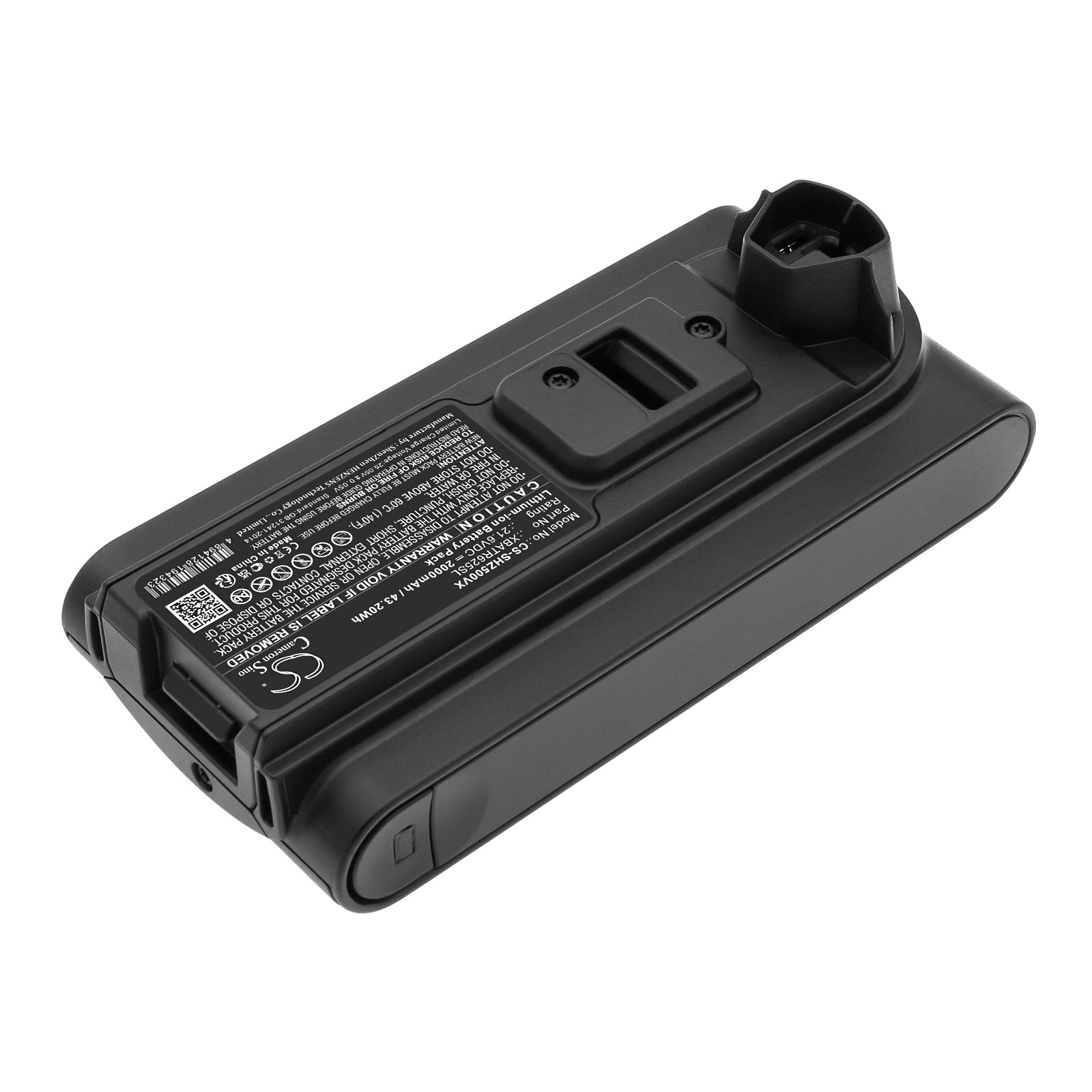 Li-ion, Vacuum Battery fits Shark Iz500, Iz531h, 21.6V, 2000mAh Vacuum Cameron Sino Technology Limited