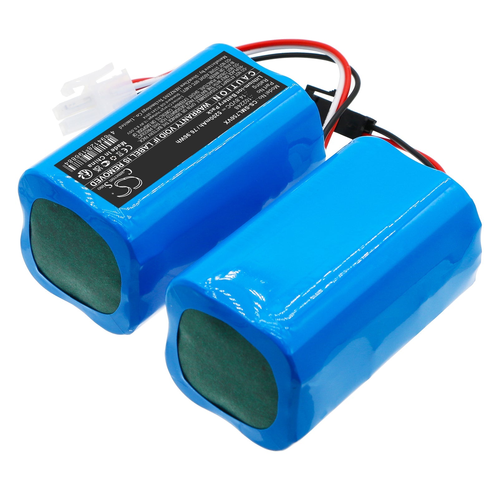 Li-ion, Vacuum Battery fits Symbo Laserbot 750, 14.8V, 5200mAh Vacuum Cameron Sino Technology Limited