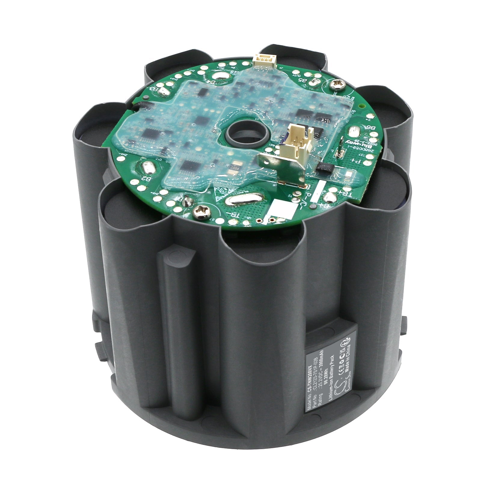 Li-ion, Vacuum Battery fits Tineco 3.0led 3.0lcd, 3.0plus, 25.2V, 3900mAh Vacuum Cameron Sino Technology Limited