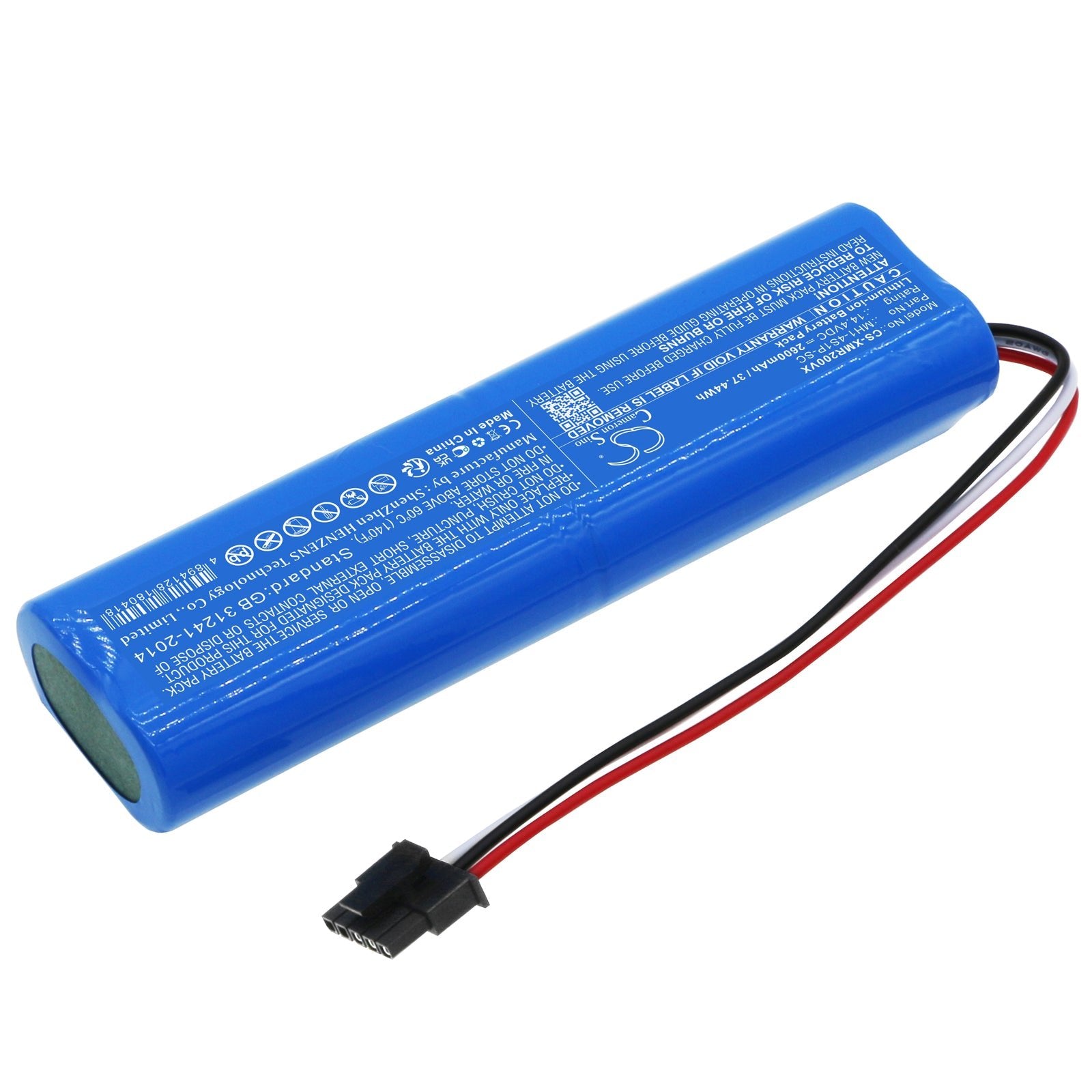 Li-ion, Vacuum Battery fits Xiaomi Mi Robot Vacuum Mop P, Mijia 2, 14.4V, 2600mAh CS-XMR200VX Vacuum Cameron Sino Technology Limited