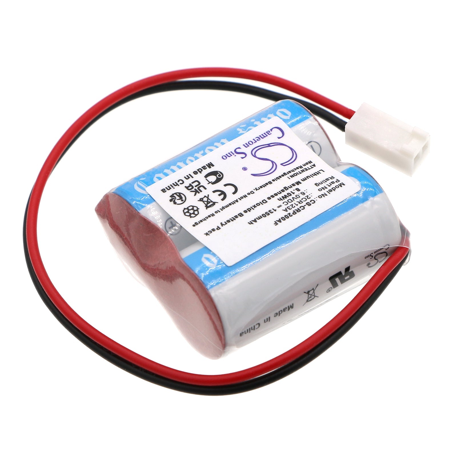 Li-MnO2, Automatic Flusher Battery fits Flushing System Aquamate, Dvs Models, 6.0V, 1350mAh Automatic Flusher Cameron Sino Technology Limited