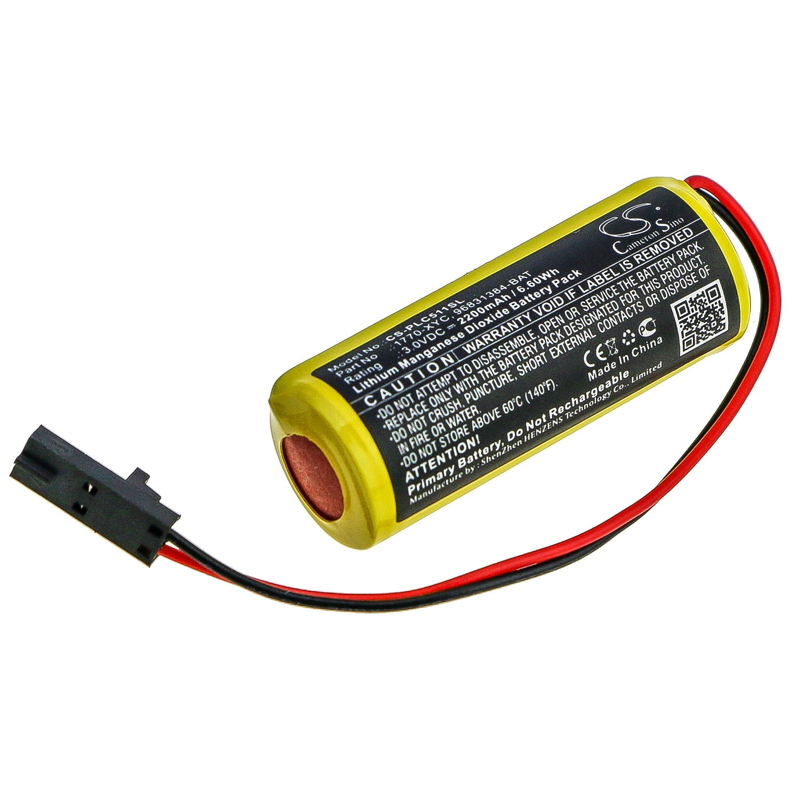 Li-MnO2 Battery fits Allen Bradley, 1771-dmc1, 1771-dmc4, 1785-l11b 3.0V, 2200mAh PLC Cameron Sino Technology Limited