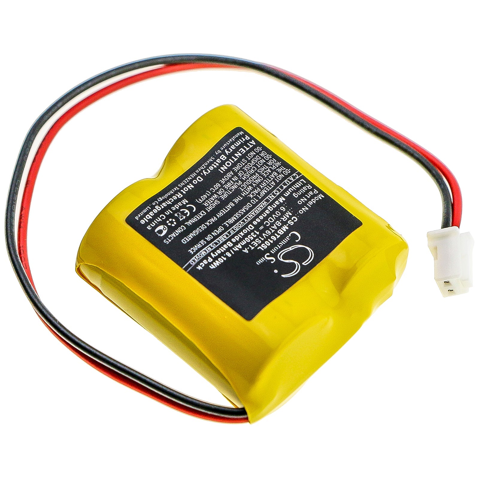 Li-MnO2 Battery fits Mitsubishi, Mr-bat6v1set-a 6.0V, 1350mAh PLC Cameron Sino Technology Limited