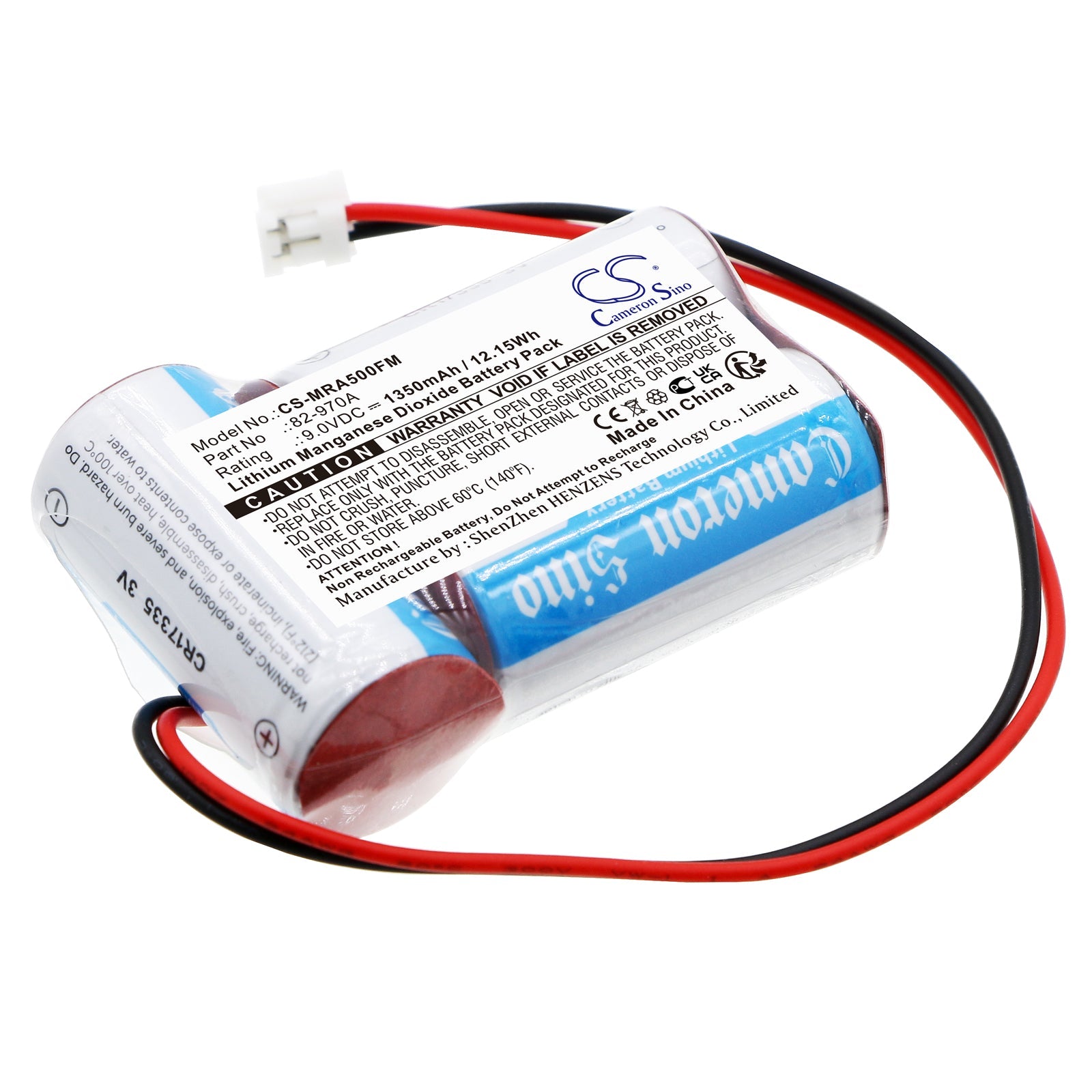 Li-MnO2, Marine Safety & Flotation Devices Battery fits Simrad , Mcmurdo A5, 9.0V, 1350mAh Marine Safety & Flotation Devices Cameron Sino Technology Limited