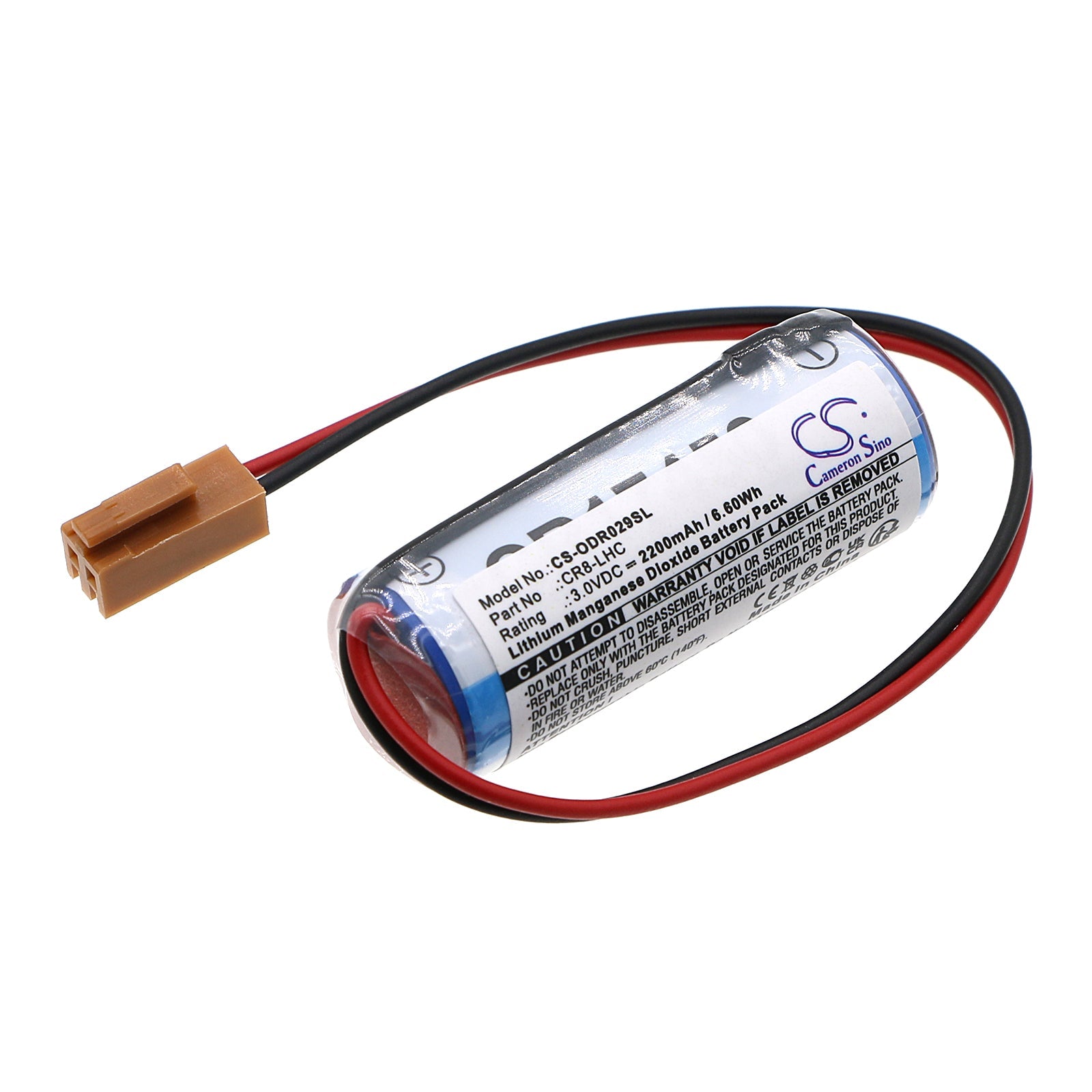 Li-MnO2, PLC Battery fits Fanuc 180is-wb, A04b-0235-c211, 3.0V, 2200mAh PLC Cameron Sino Technology Limited