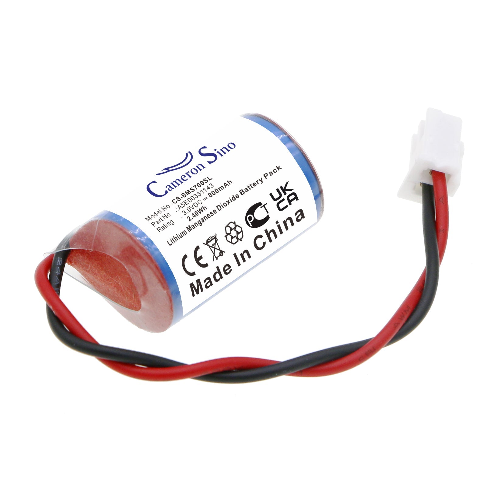 Li-MnO2, PLC Battery fits Siemens Simatic S7, Simatic S-7, 3.0V, 800mAh PLC Cameron Sino Technology Limited