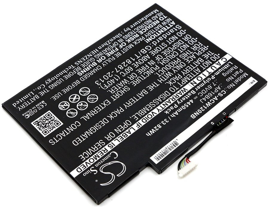 Li-Polymer Battery fits Acer, Aspire Switch Alpha 12, Sa5-271 7.6V, 4450mAh Notebook & Laptop Cameron Sino Technology Limited