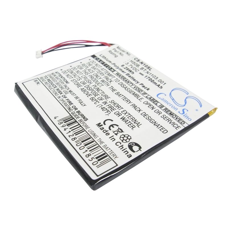 Li-Polymer Battery fits Acer, N10, Fujitsu, Loox 600 3.7V, 1700mAh Computer Cameron Sino Technology Limited