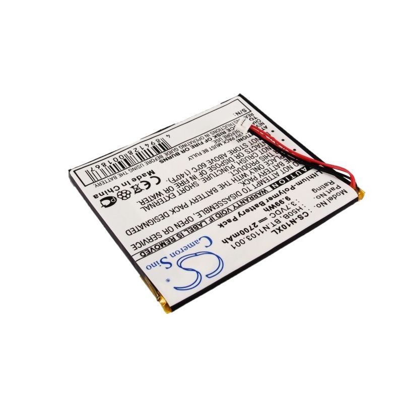 Li-Polymer Battery fits Acer, N10, Fujitsu, Loox 600 3.7V, 2700mAh PDA & Pocket PC Cameron Sino Technology Limited
