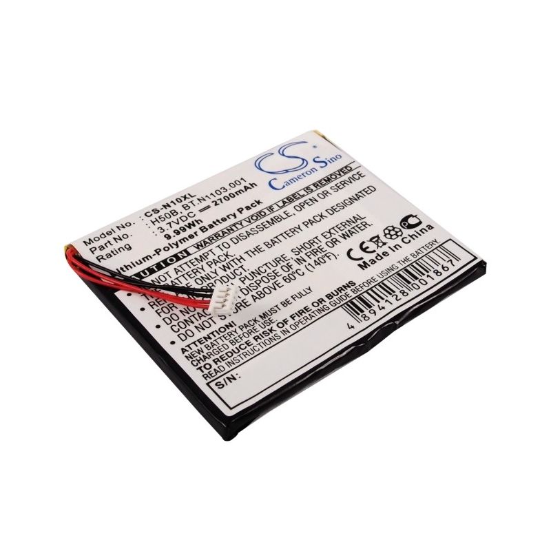 Li-Polymer Battery fits Acer, N10, Fujitsu, Loox 600 3.7V, 2700mAh PDA & Pocket PC Cameron Sino Technology Limited