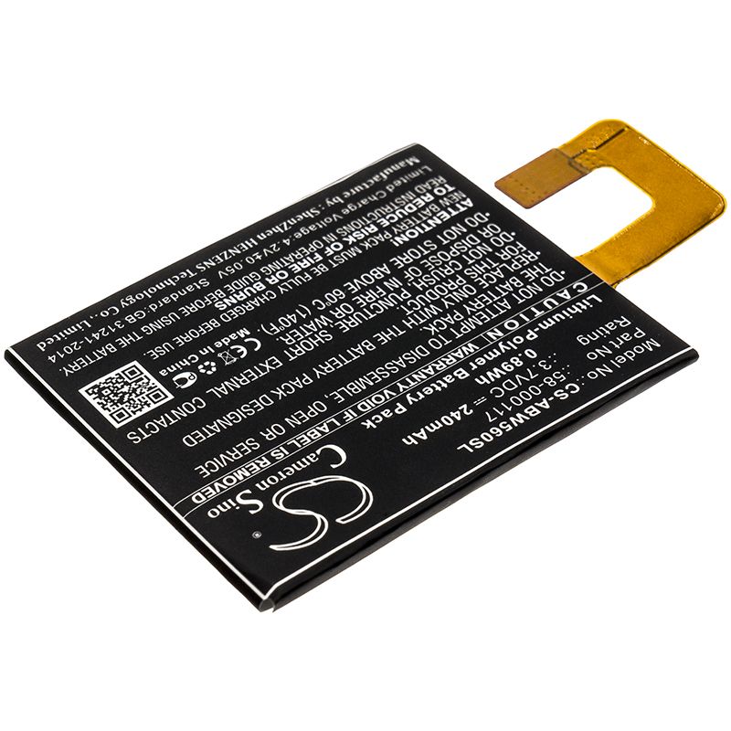Li-Polymer Battery fits Amazon, 223337, Kindle Oasis 3.7V, 240mAh E-book & E-reader Cameron Sino Technology Limited