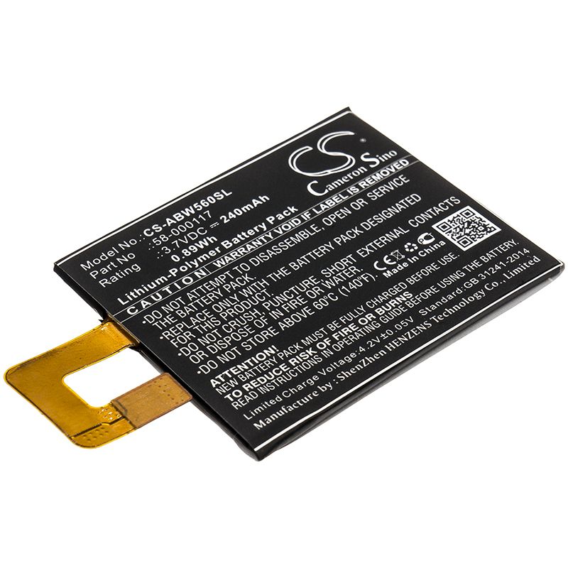 Li-Polymer Battery fits Amazon, 223337, Kindle Oasis 3.7V, 240mAh E-book & E-reader Cameron Sino Technology Limited