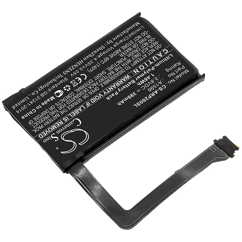 Li-Polymer Battery fits Apple, A1596 3.8V, 390mAh Wireless Headset Cameron Sino Technology Limited