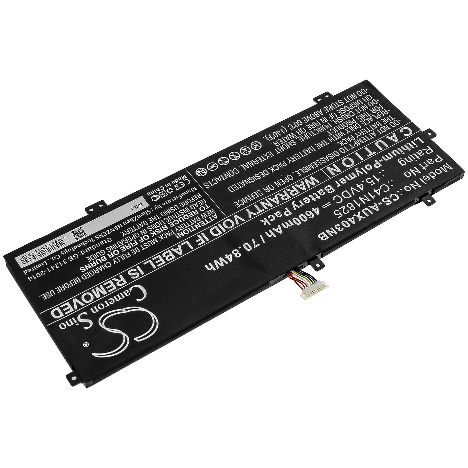 Li-Polymer Battery fits Asus, Adol I403fa, Adol14f, I403fa 15.4V, 4600mAh Notebook & Laptop Cameron Sino Technology Limited
