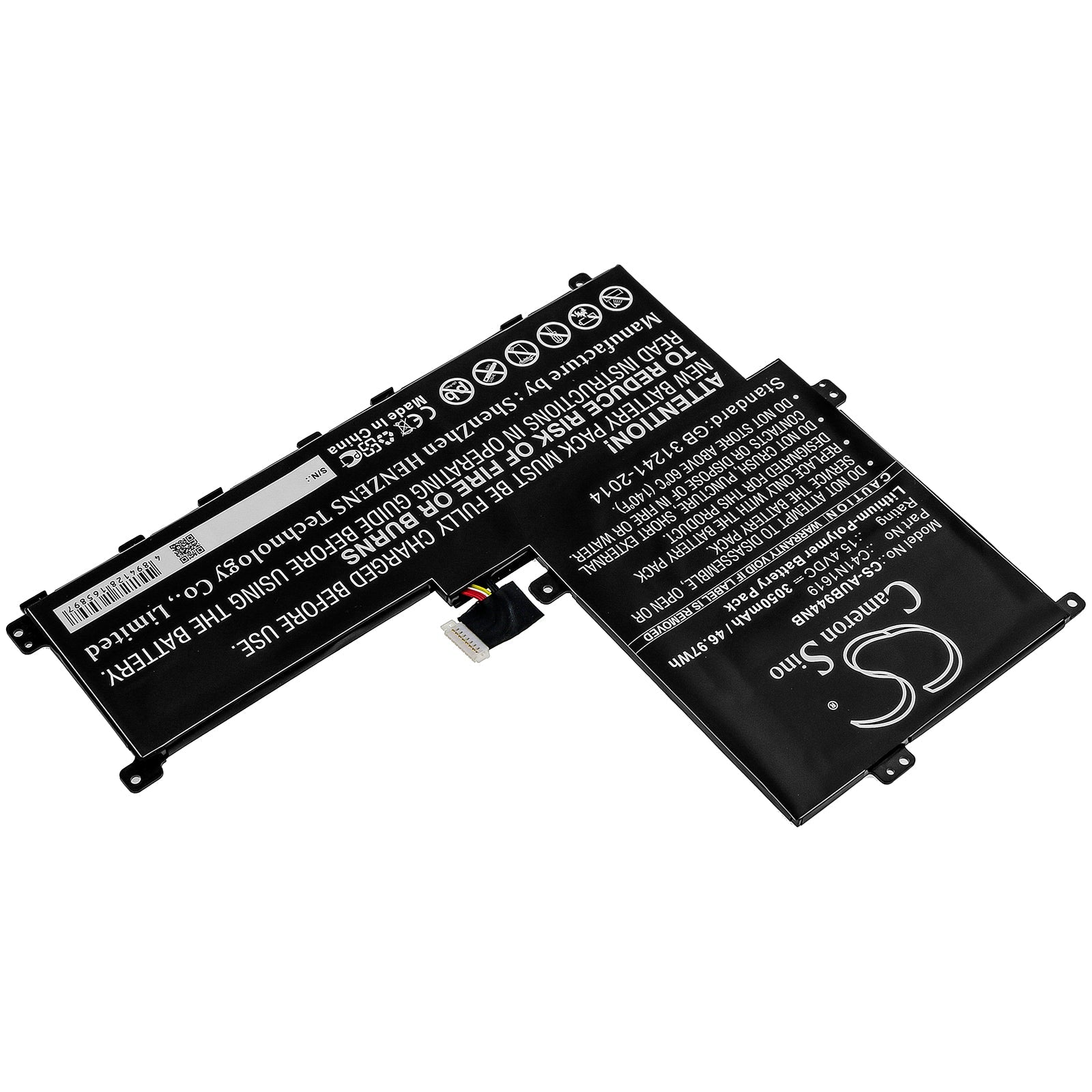 Li-Polymer Battery fits Asus, Asuspro B9440, B9440fa, B9440fa-gv0002r 15.4V, 3050mAh Notebook & Laptop Cameron Sino Technology Limited