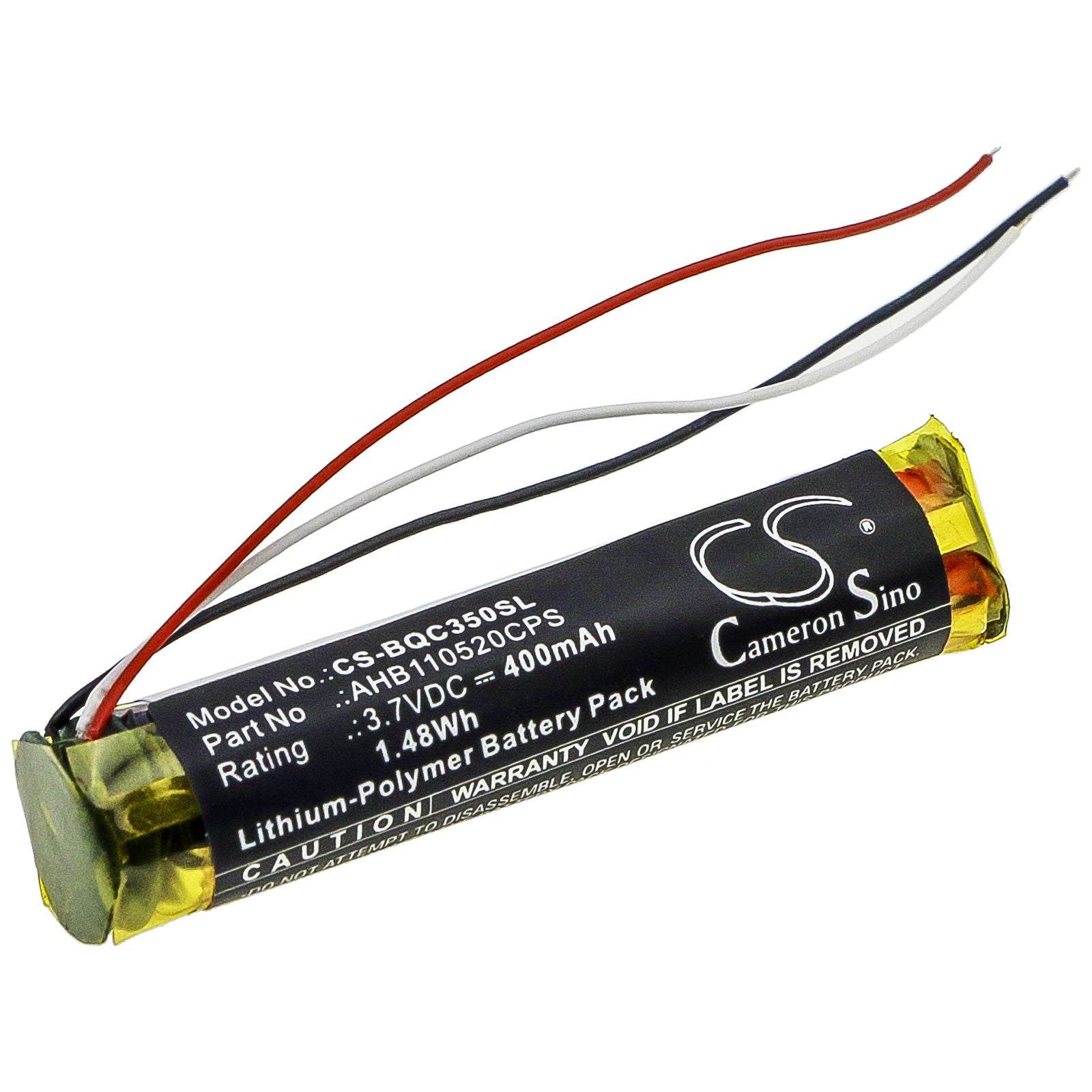 Li-Polymer Battery fits Bose, 419811, Qc35, Quietcomfort 35 3.7V, 400mAh Wireless Headset Cameron Sino Technology Limited