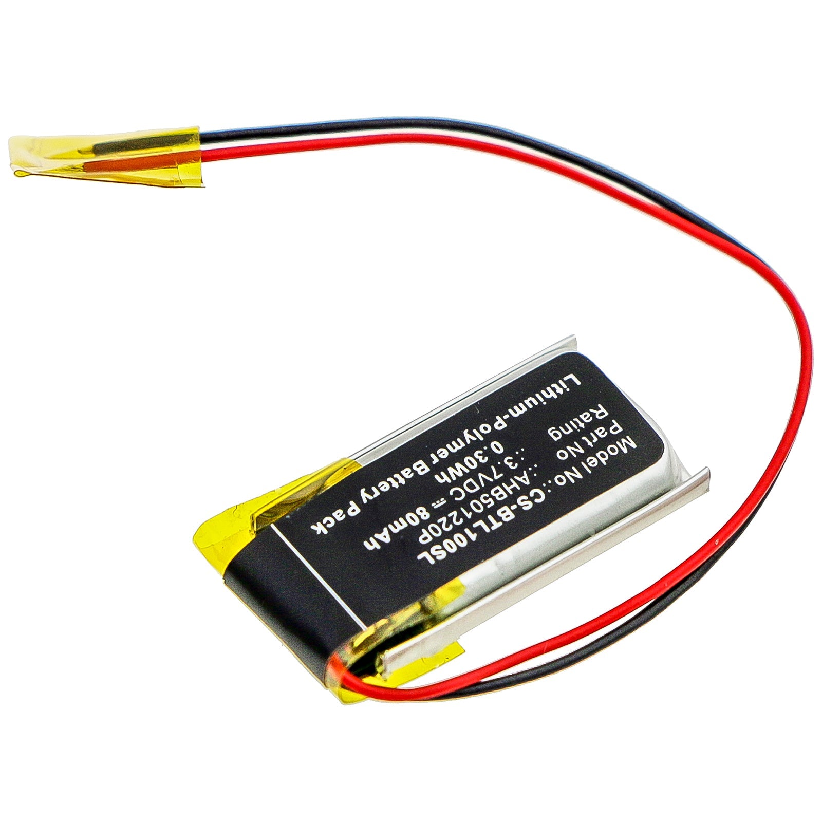 Li-Polymer Battery fits Bose, Bluetooth Headset Series 1, Bluetooth Headset Series 2, Btl1 3.7V, 80mAh Wireless Headset Cameron Sino Technology Limited