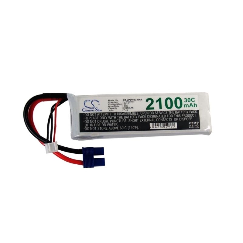Li-Polymer Battery fits Cameron Sino, Cs-lp2102c30r3 7.4V, 2100mAh RC Cameron Sino Technology Limited