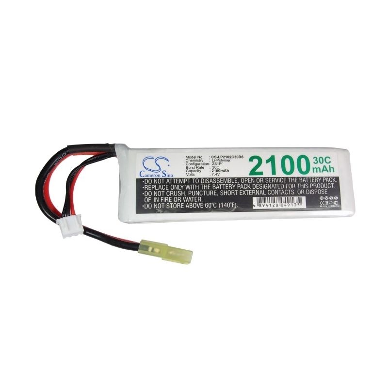 Li-Polymer Battery fits Cameron Sino, Cs-lp2102c30r6 7.4V, 2100mAh RC Cameron Sino Technology Limited