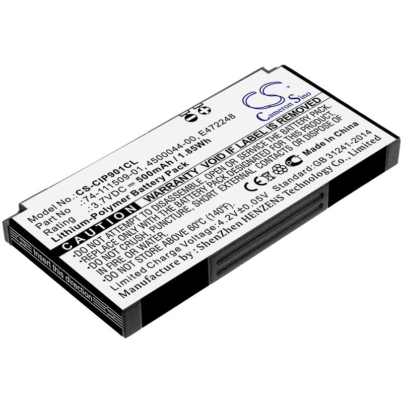 Li-Polymer Battery fits Cisco, Ccp-mic-wrls-s-us, Cp-mic-wrls 3.7V, 500mAh Cordless Phone Cameron Sino Technology Limited