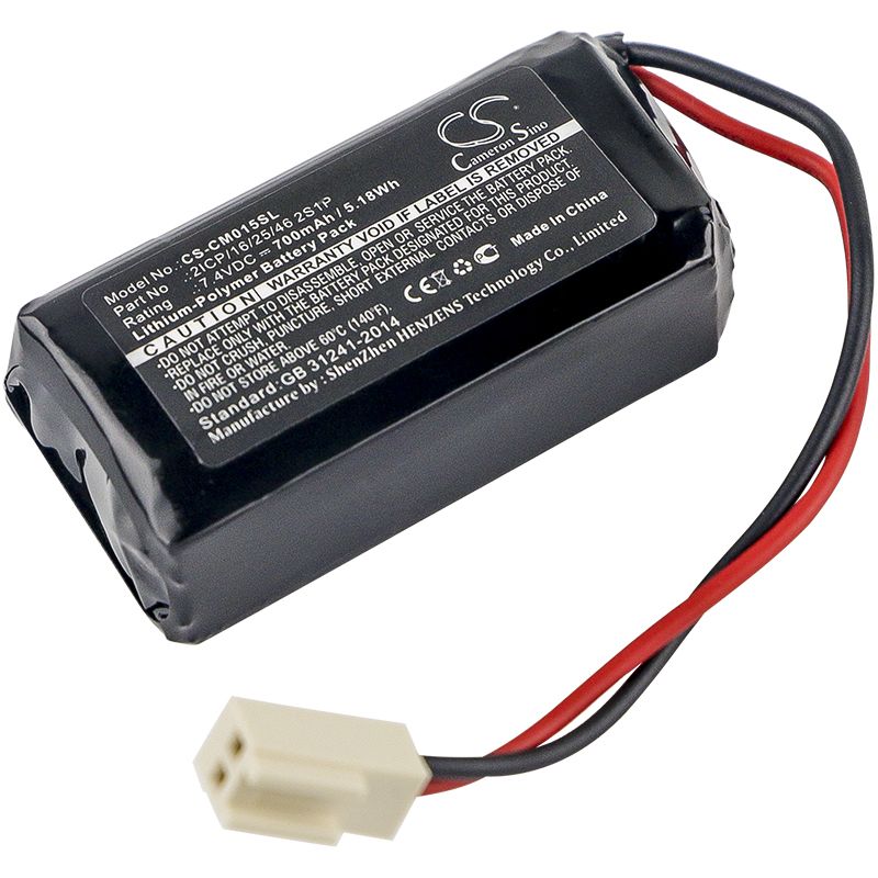 Li-Polymer Battery fits Custom Battery Pack, 2icp/16/25/46 2s1p 7.4V, 700mAh Battery Pack Cameron Sino Technology Limited