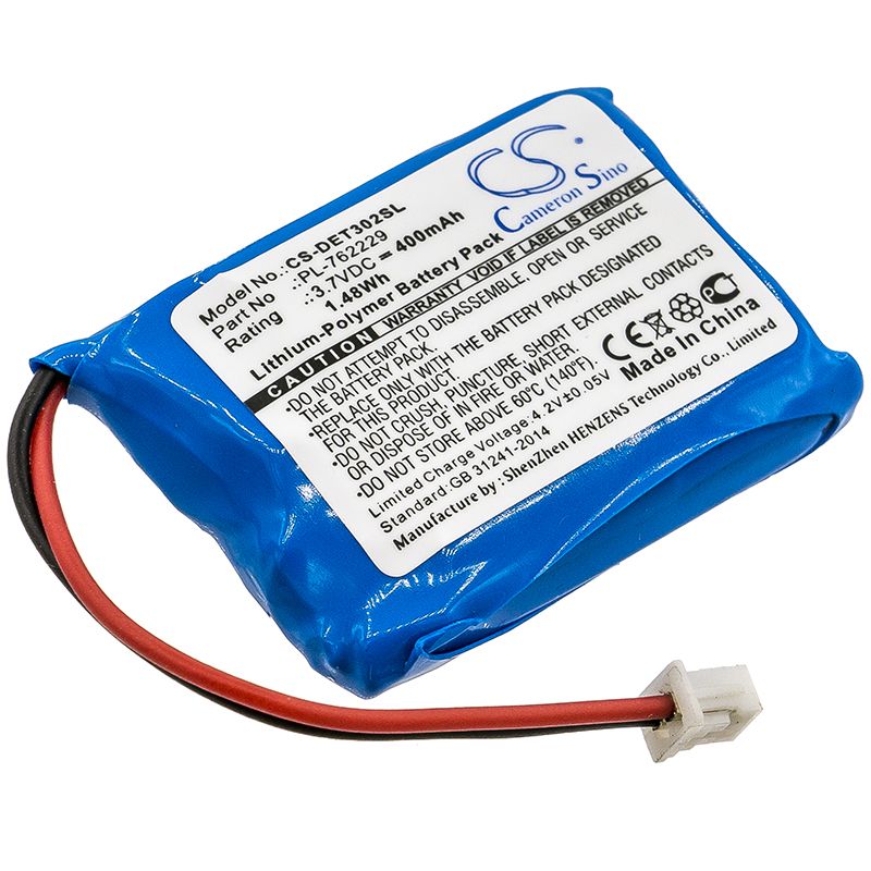 Li-Polymer Battery fits Educator, Et-300-l, Et-300receiver 3.7V, 400mAh Dog Collar Cameron Sino Technology Limited
