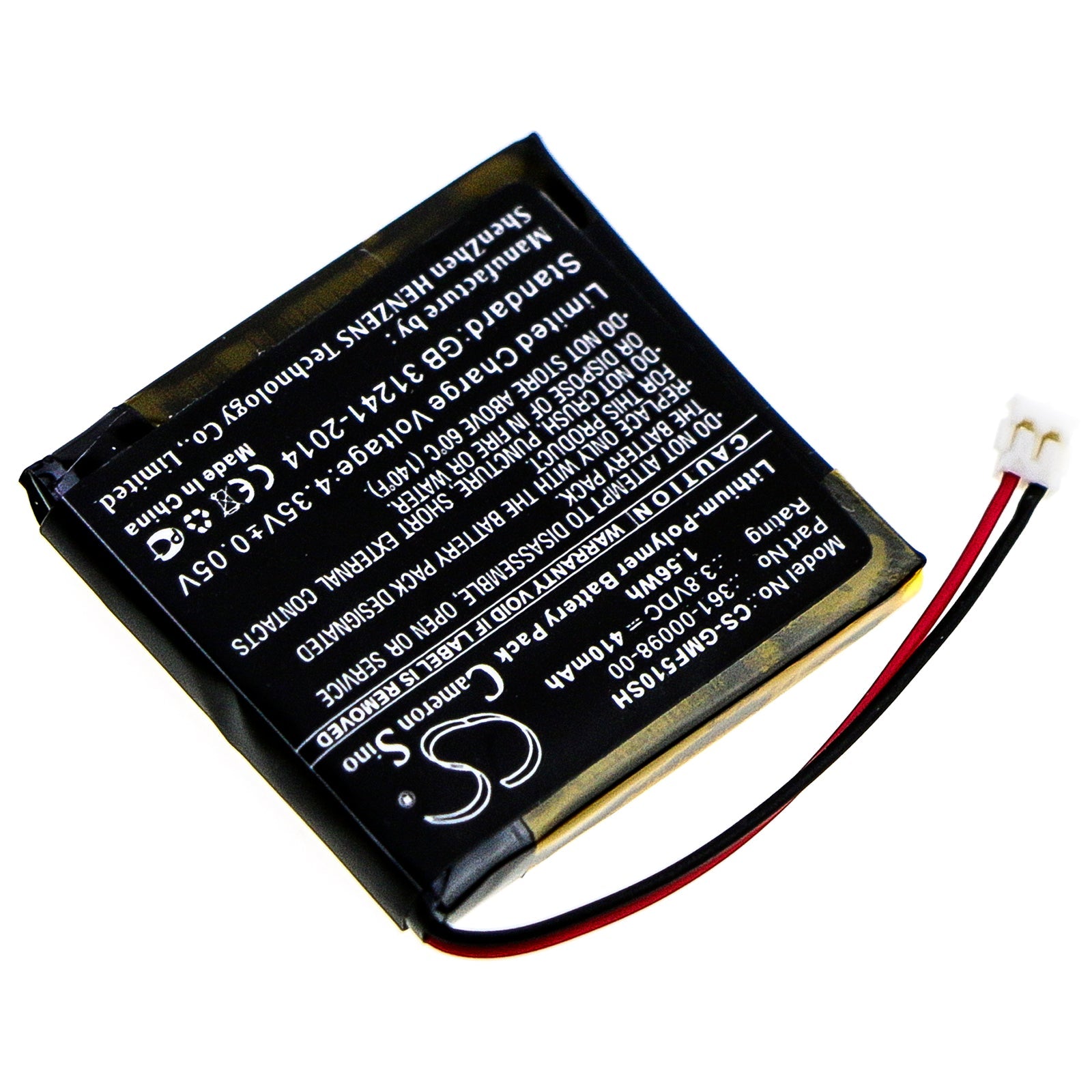 Li-Polymer Battery fits Garmin, 361-00098-00 3.8V, 430mAh Smartwatch Cameron Sino Technology Limited