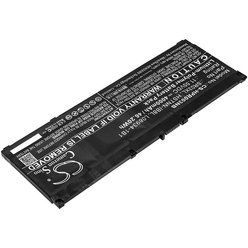 Li-Polymer Battery fits Hp, Envy X360 15-cn0000, Envy X360 15-cn0000tx 11.55V, 4000mAh Notebook & Laptop Cameron Sino Technology Limited