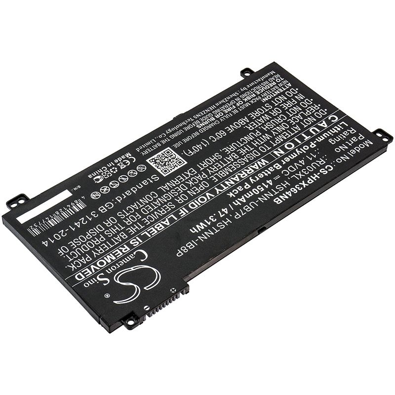 Li-Polymer Battery fits Hp, Probook X360 11 G3 Education Edition, Probook X360 440 G1 11.4V, 4150mAh Notebook & Laptop Cameron Sino Technology Limited