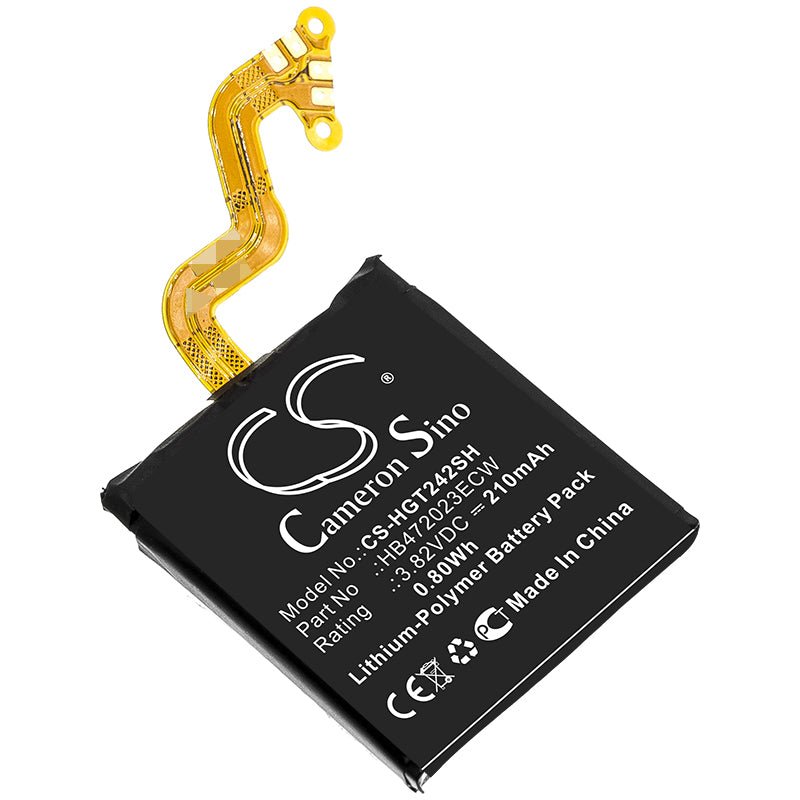 Li-Polymer Battery fits Huawei, Hb472023ecw 3.82V, 210mAh Smartwatch Cameron Sino Technology Limited