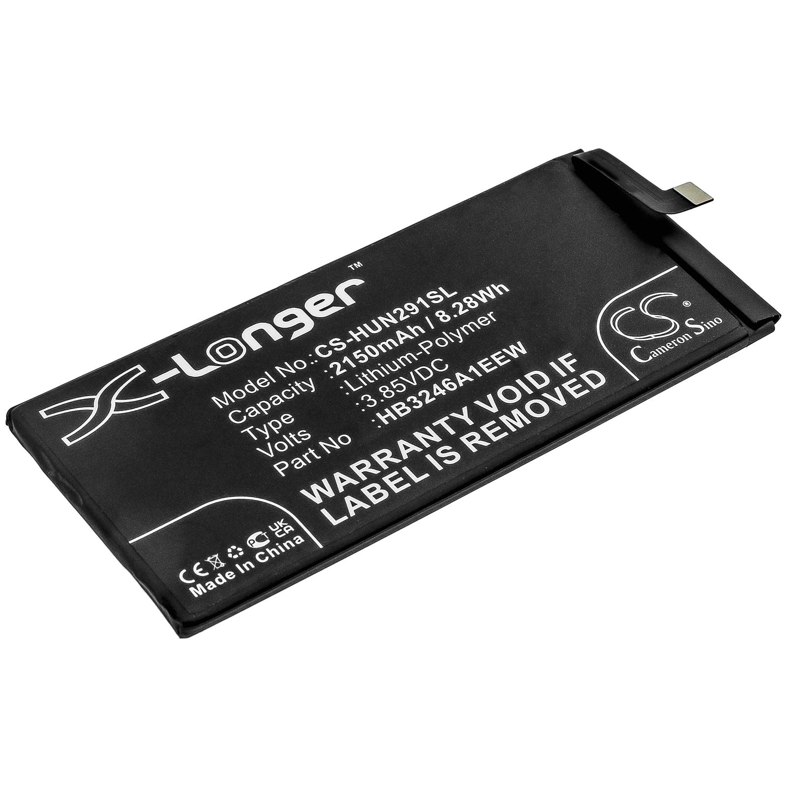 Li - Polymer Battery fits Huawei, Mate Xs, Tah - an00m, Tah - n29m 3.85V, 2150mAh - Batterybuyer.ca