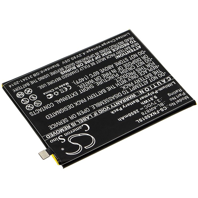 Li-Polymer Battery fits Infinix, Infinix Smart, X5010 3.7V, 2650mAh Mobile & SmartPhone Cameron Sino Technology Limited