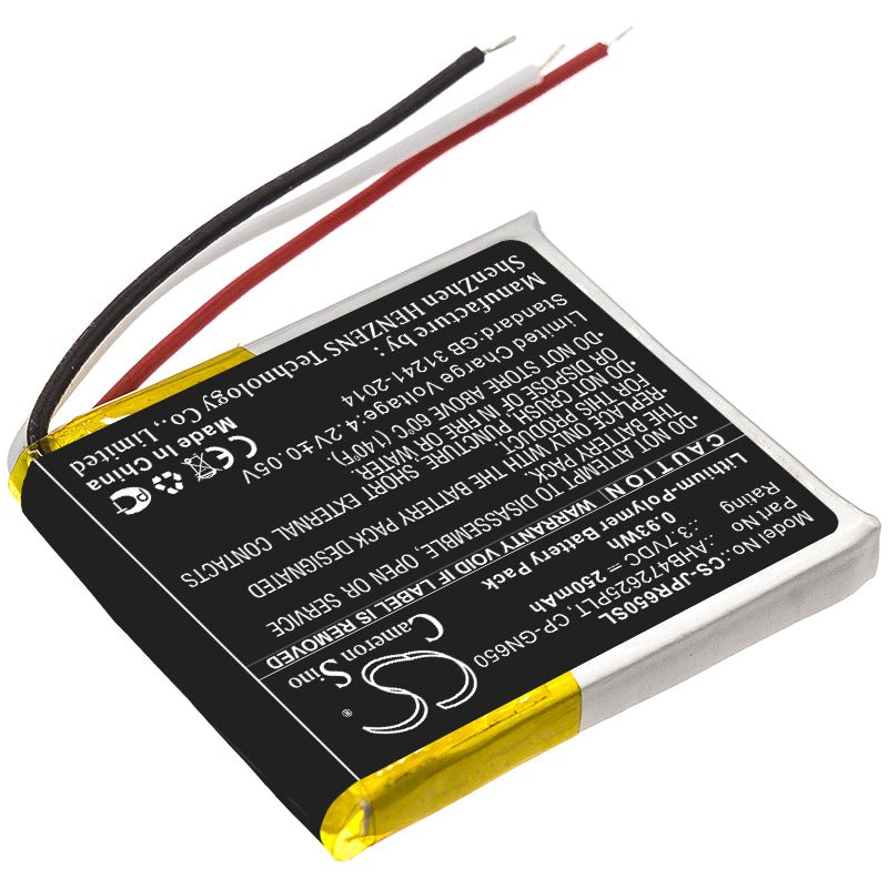 Li-Polymer Battery fits Jabra, Evolve 65 3.7V, 250mAh Wireless Headset Cameron Sino Technology Limited