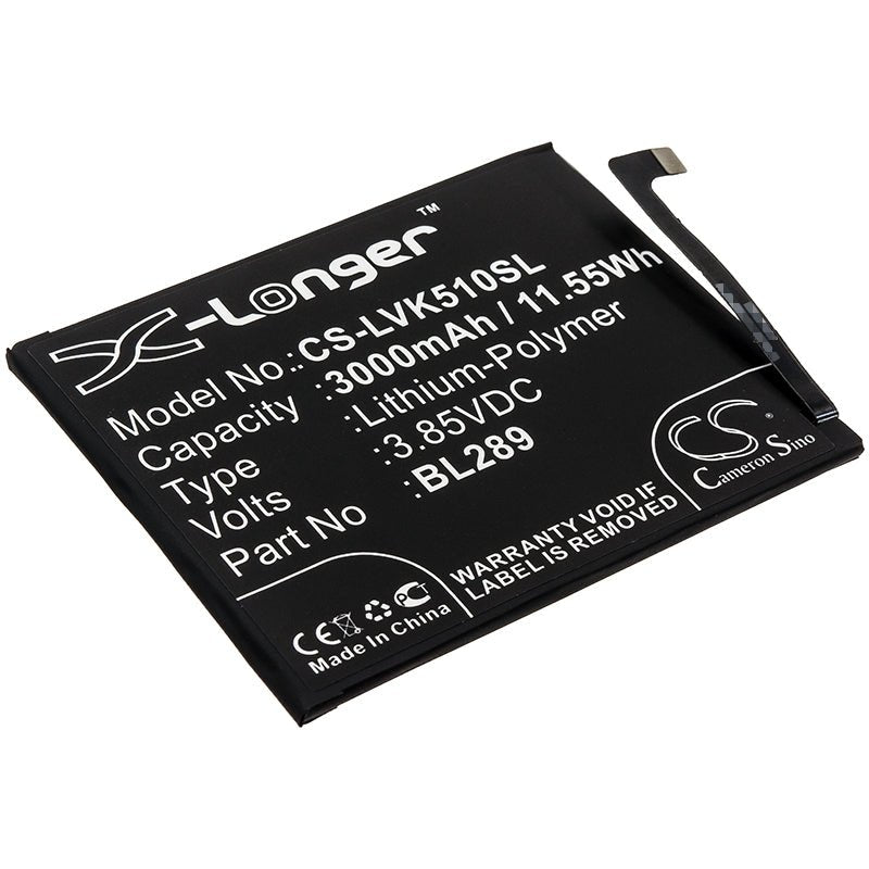 Li - Polymer Battery fits Lenovo, K5 Play, L38021 3.85V, 3000mAh - Batterybuyer.ca