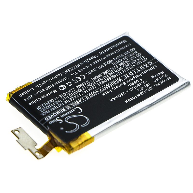 Li-Polymer Battery fits Lg, W100, Watch R 3.85V, 380mAh Smartwatch Cameron Sino Technology Limited