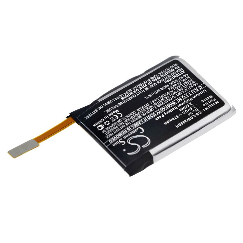 Li-Polymer Battery fits Lg, W200, Watch Urbane Lte 3.8V, 670mAh Smartwatch Cameron Sino Technology Limited